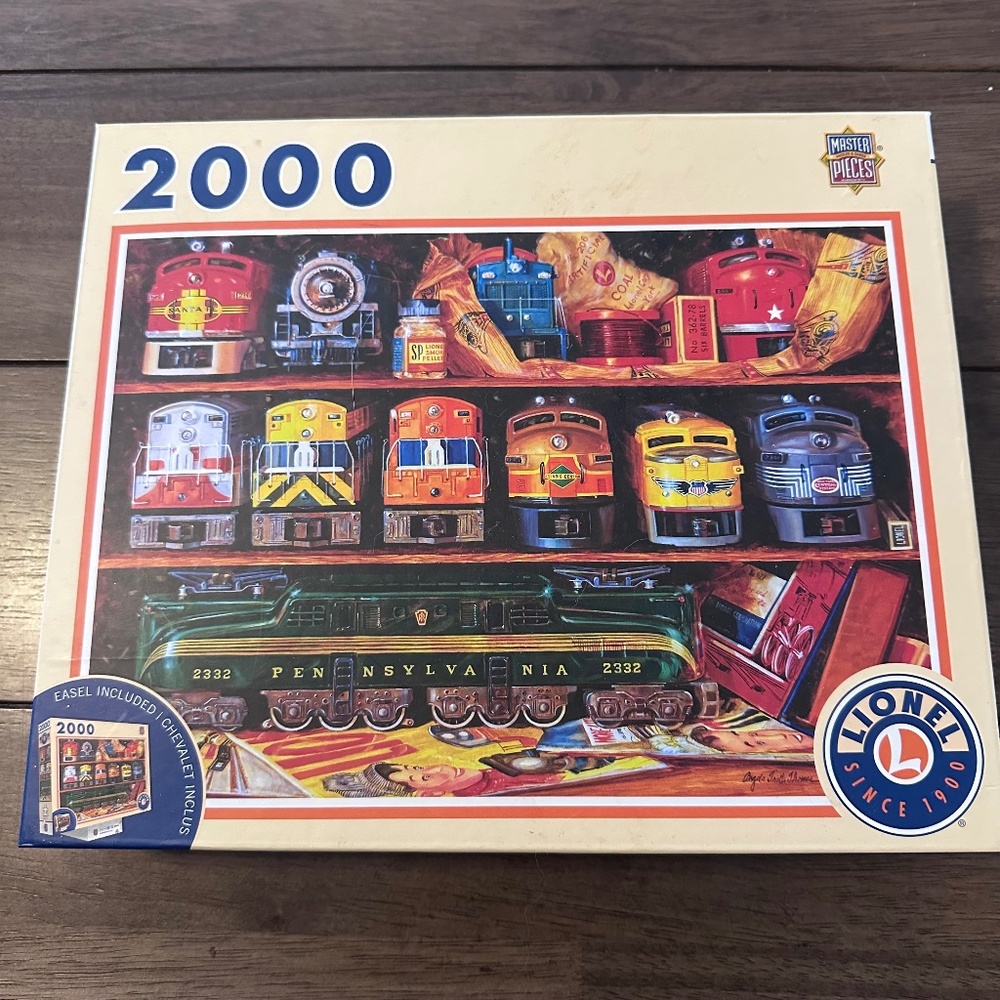 2000 Lionel Train Jigsaw Puzzle 39" x 27" Thomas